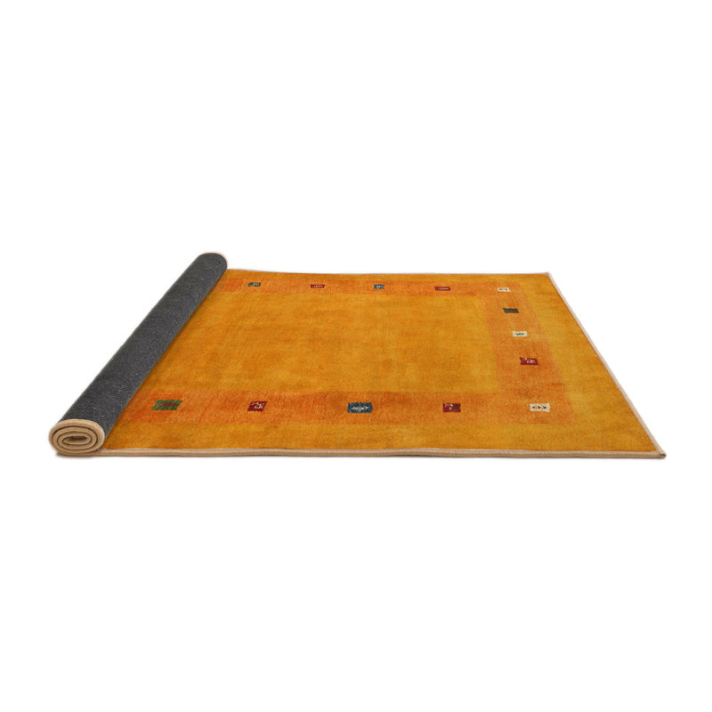 Tapis jaune moutarde Hornby, Rond 8 pi