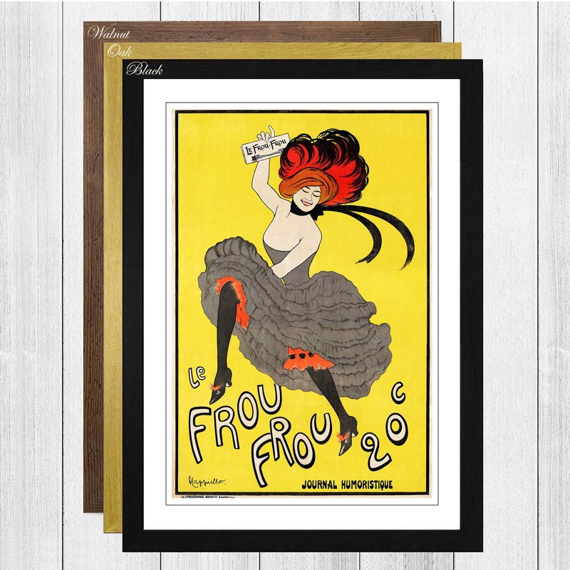 Single Picture Frame Print, Black