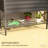 Metal Planter Box,Galvanized Raised Garden Bed,With Legs,Storage Shelf And Bed Liner-1969523366