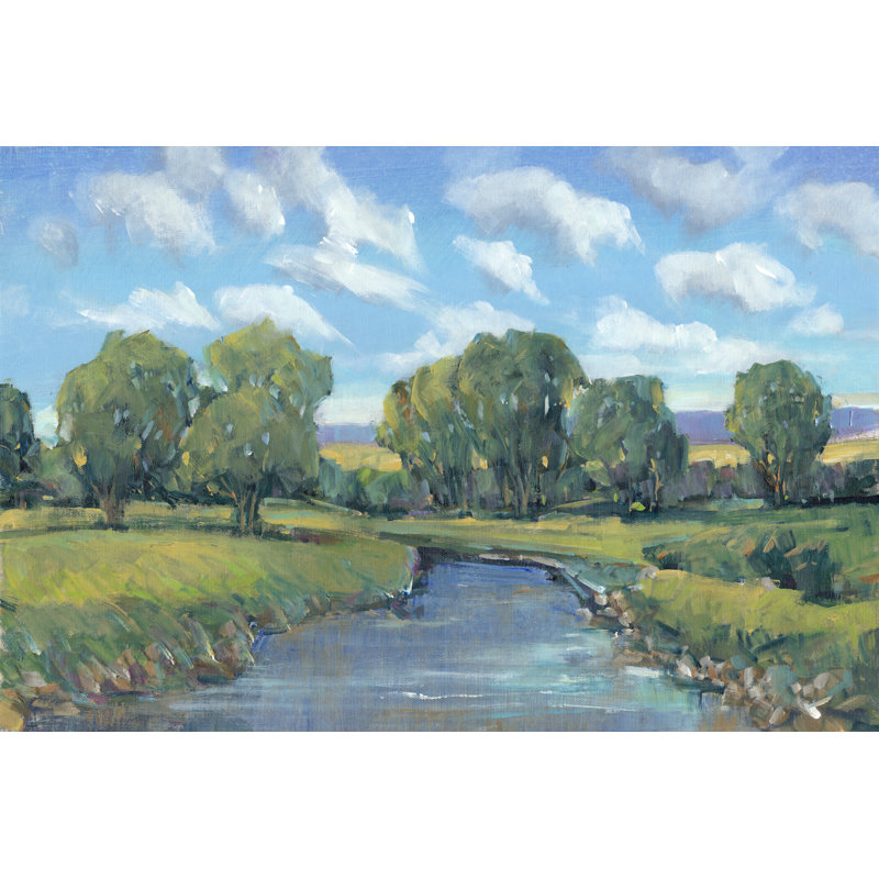 Lazy River Day II by Tim OToole - Wrapped Canvas Painting, 81cm H x 122cm W