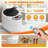 1 Person Portable Steam Sauna Box, Full Body Home Spa Steam Sauna Tent with Folding Chair for Indoor Relaxation Therapy