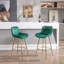 Ensemble de 2 tabourets de comptoir en velours avec repose-pieds chromé-1538041635-1538041637