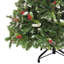 Arbre de Noël artificiel 7,5 pi avec pommes de pin et baies 7,5 pi-1386958992