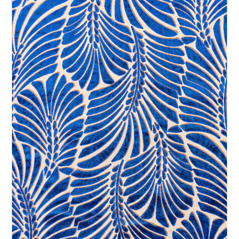 PLUMES SILK VELVET, Sapphire