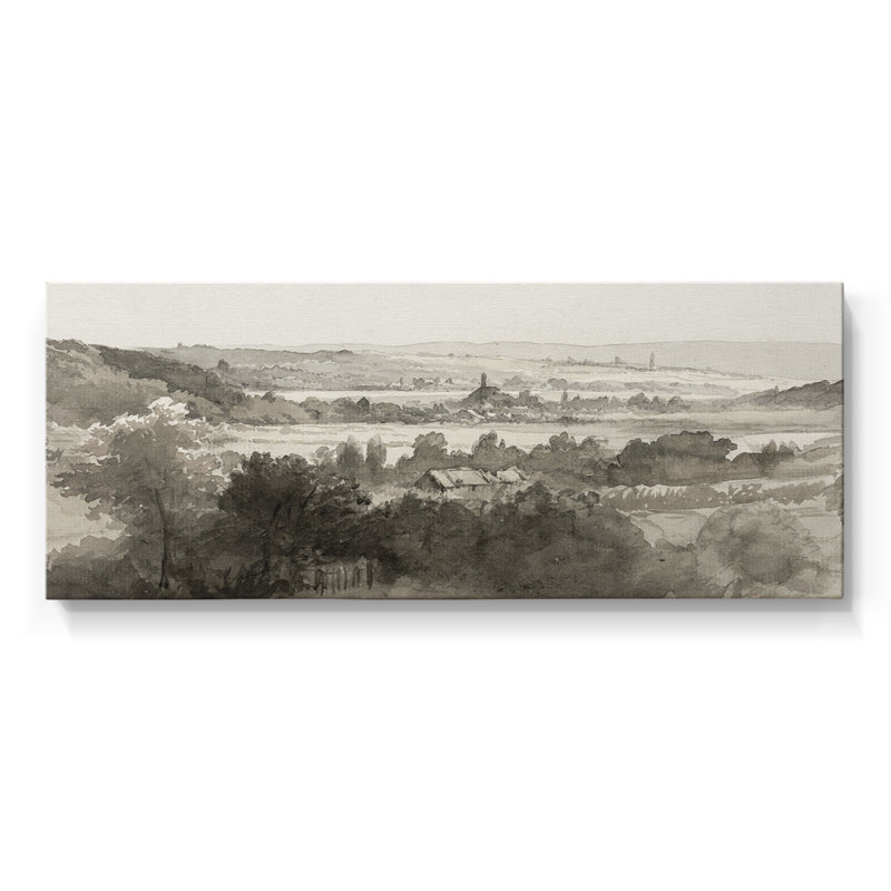 Série paysage - MCXII - Toile tendue avec châssis - Prêt à accrocher, H 12 po x l 30 po