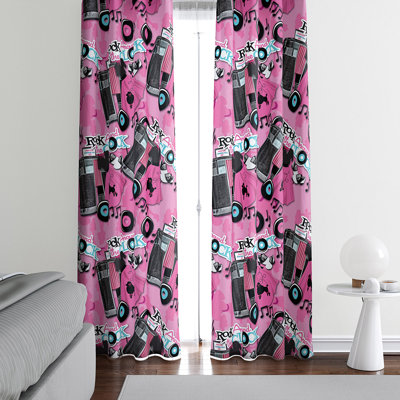 Semi Sheer Curtains / Drapes Pair