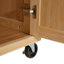 Îlot de cuisine roulant avec plateau en acier inoxydable avec tiroirs et armoire-978288076