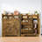 Narrow Shoe Storage Cabinet with Adjustable Side Cabinet-207314662