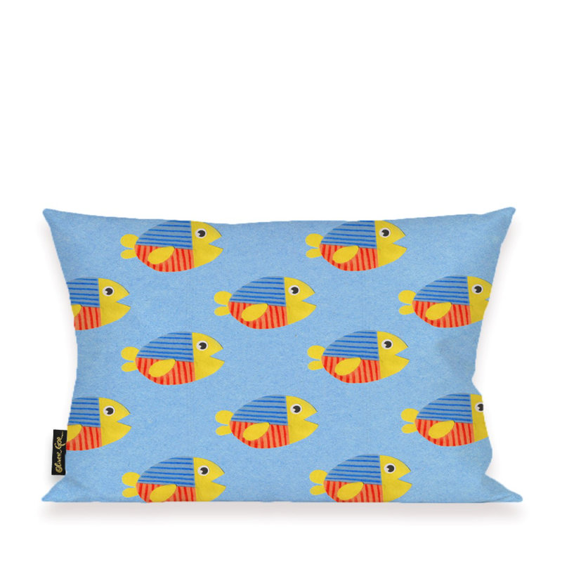  Coussin Happy Fish