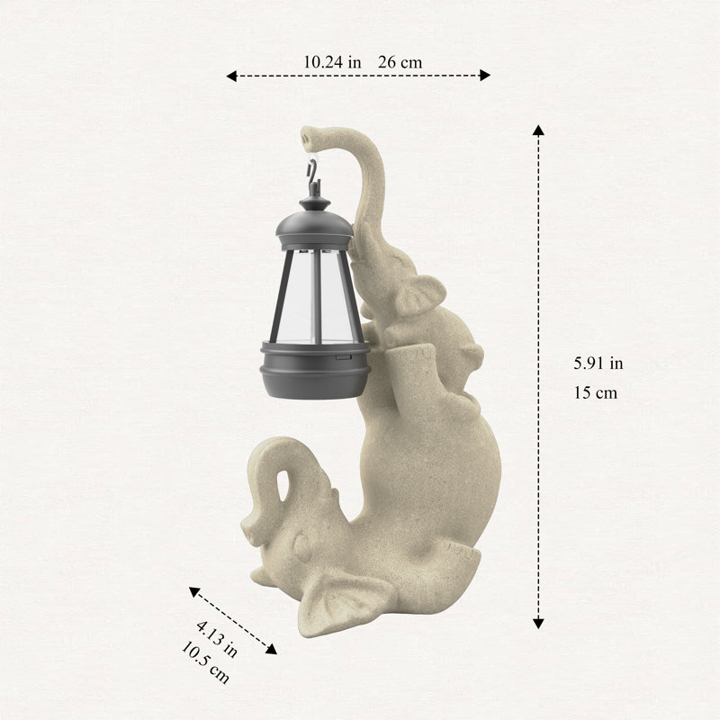 Resin Garden Statue, Beige
