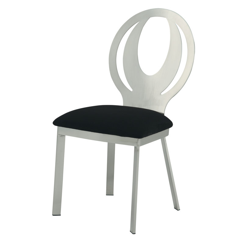 Bagdai Upholstered Side Chair in Black