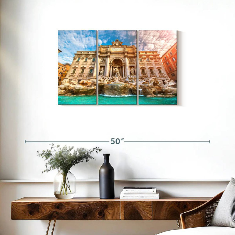 Nicci Rome's Trevi Fountain, 20" H x 33" W
