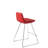 Upholstered Counter Stool with Metal Frame-40925050-107825808-107825809