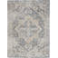 Tapis gris / bleu lavable à la machine Labounty-516022275