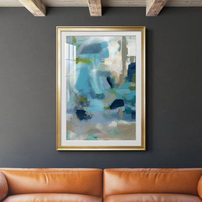 " Circle The Beachfront " Painting Print