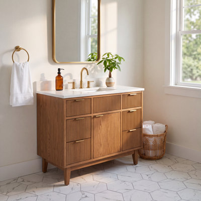 Timeless Hex Calacatta 8-5/8" x 9-7/8" Beveled Porcelain Patterned Wall & Floor Tile