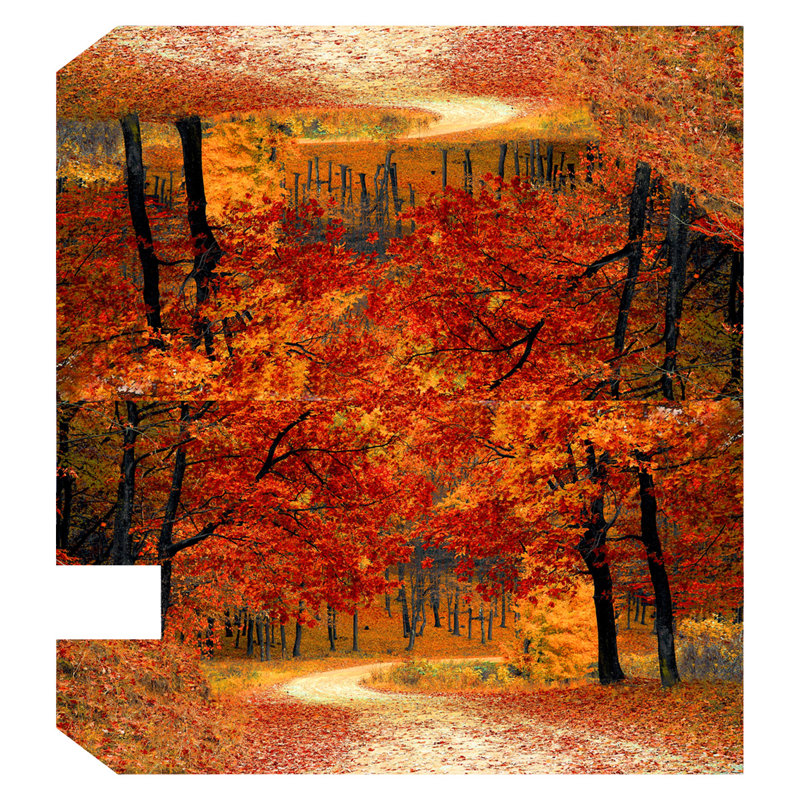 Housse pour boîte aux lettres décorative saisonnière autumn forest