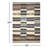 Oniel Geometric Machine Woven Area Rug -48784417
