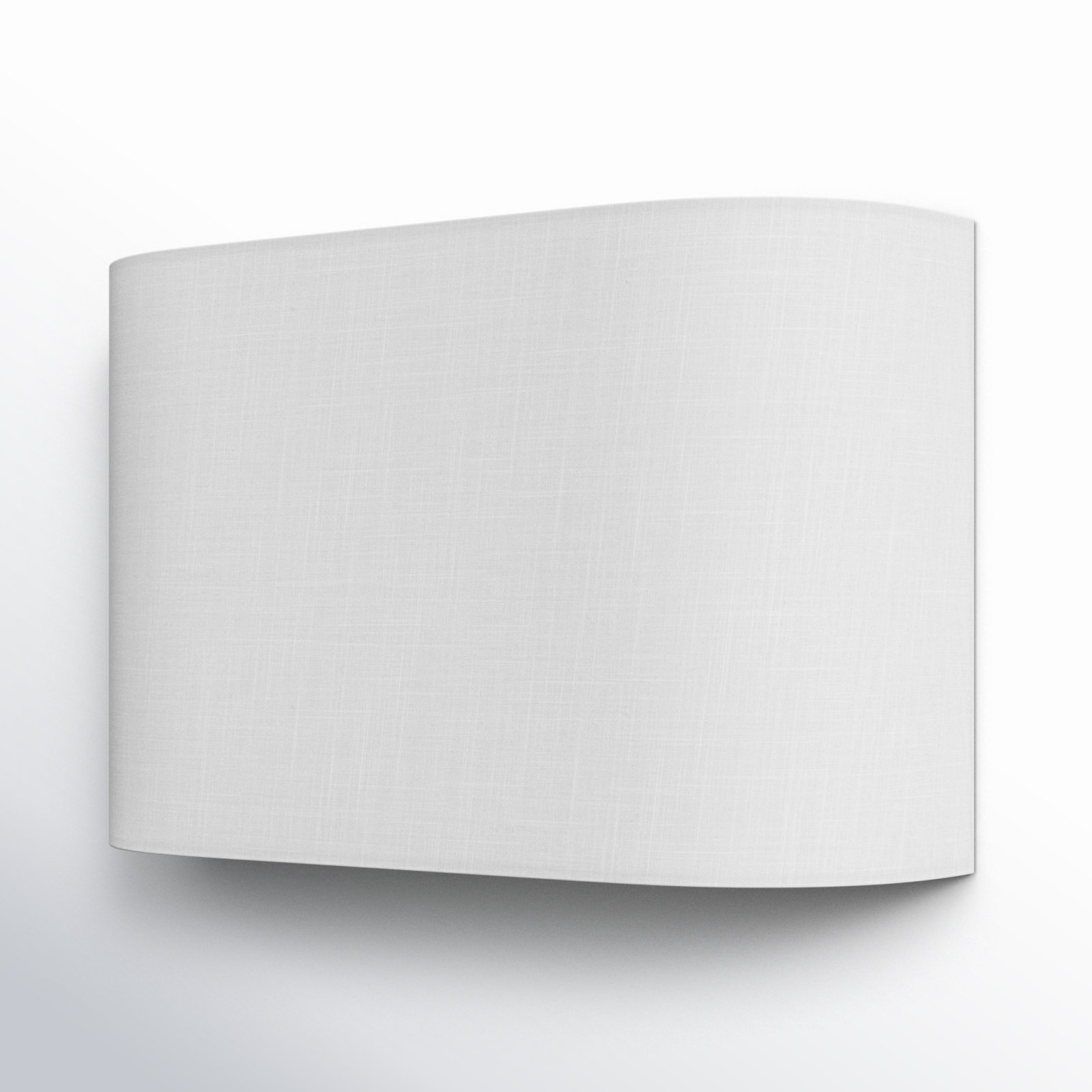 Cress Single Light Flush Mount Sconce, White 