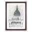 Parliament Building in Budapest in Abstract - Picture Frame Graphic Art Print-55737430-55737431