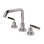 Cigno Deck Mount Widespread Bathroom Faucet with Drain Assembly