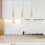 Luminaire suspendu simple à 1 lumière DEL-74897474