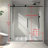 Matte Black Shower Door 6076, 70mm Stainless Steel Pulleys, Function, Nano Clean, Tempered Glass, Bathroom Gorgeous Addition 6076 Door, Design With 304 Easy Indispensable Item
