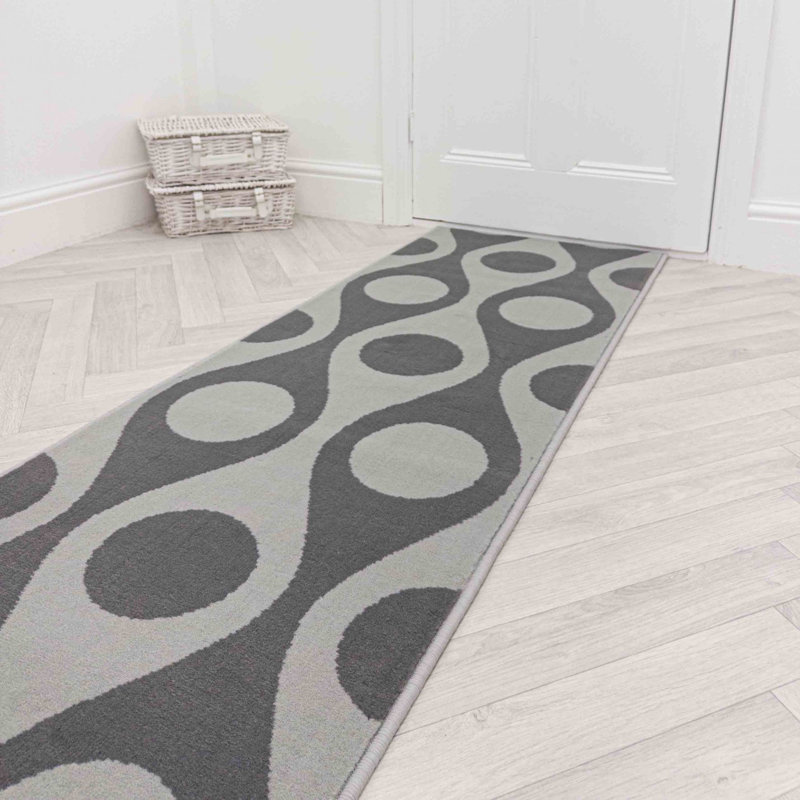 Runner Geometric Shapes Area Rug, Runner 60 x 150 cm