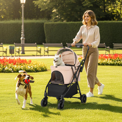 Foldable Pet Vehicle Travel Carrier