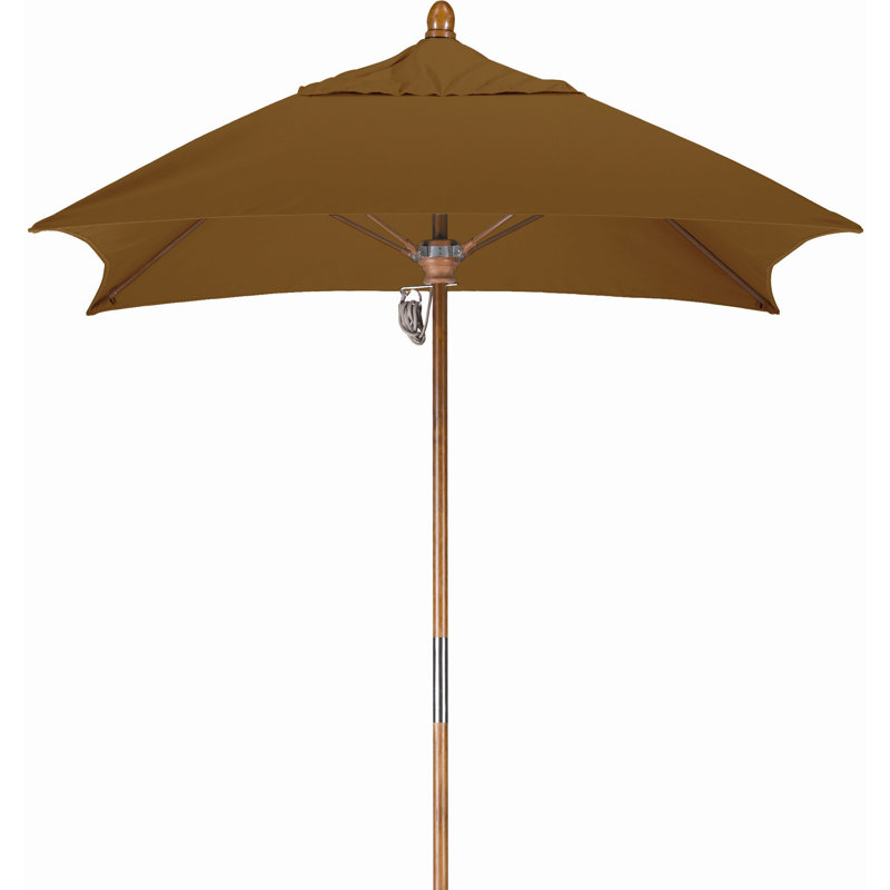  Parapluie Carré De 6', Sunbrella - Toile De Teck