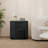 Designer Modern Minimalist Style 2-drawer Fluted Panel Nightstand With Charging Station（set Of 2）-122910189