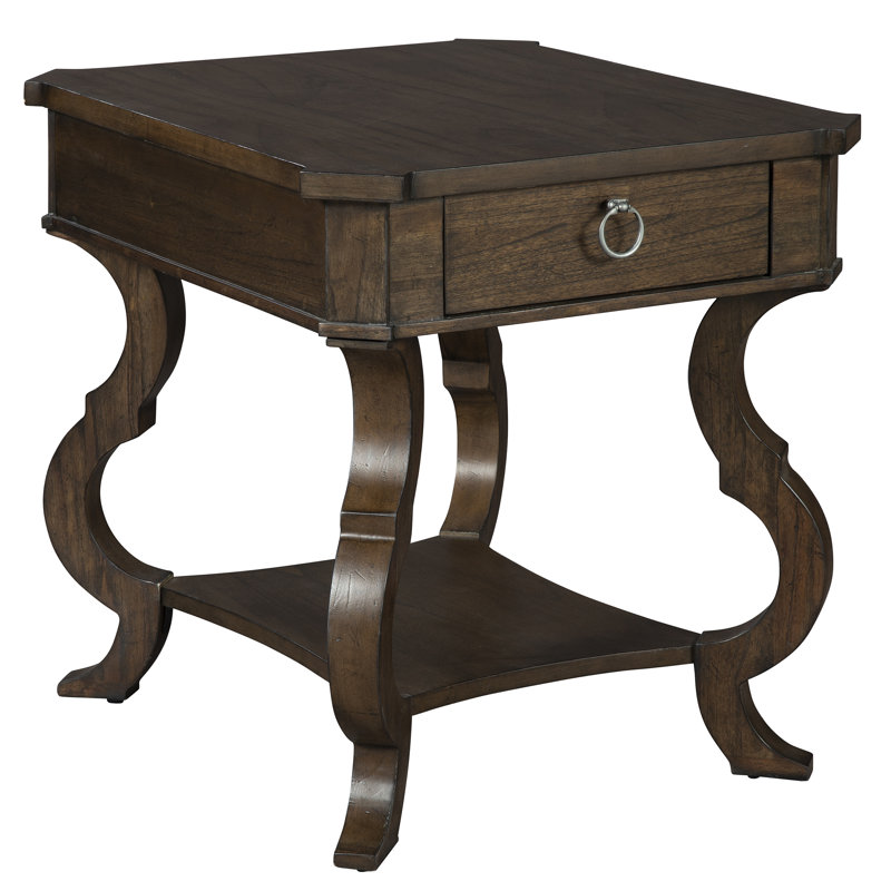 Solid Wood End Table