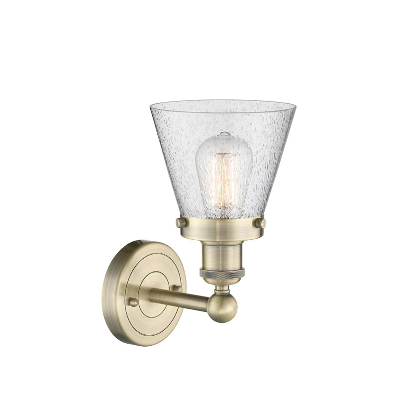 Charenton Armed Sconce, Seedy, Antique Brass