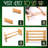 Amirr Solid Wood Tabletop Wine Bottle Rack in Natural