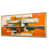 Toile avec cadre flottant or