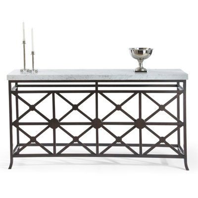 Eton 66 " W Marble Top Console Table