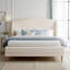 Lit plateforme tapissier Romano Boucle-1072328523
