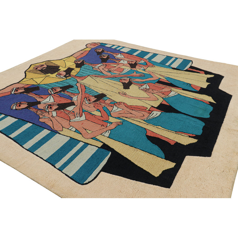 One-of-a-Kind 10'x10'6” Hand Tufted Area Rug
