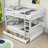 Edik Kids Full Over Full Bunk Bed with Drawers-969670636