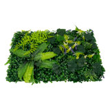 6PCS Artificial Grass Backdrop Wall 0.2'' Faux Herbs Grass