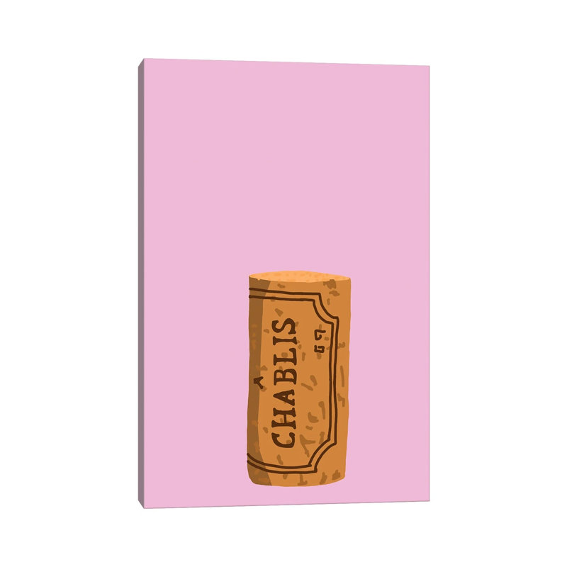 Chablis Cork by Jaymie Metz - Wrapped Canvas Print, 20.32 cm H x 30.48 cm W