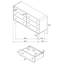 Commode de chambre à 6 tiroirs Winston Light Ash-1269544219