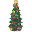 Sapin de Noël 17,75 "avec silhouette de fenêtre
