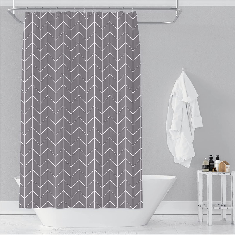 13 Piece Polyester Shower Curtain Set
