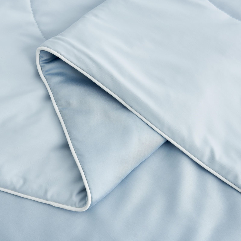 Lightweight Cooling Comforter Cooling Blanket Reversible Bedding Blankets, Blue, King Comforter