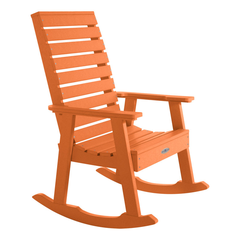 Chaise berçante Deloren, Orange