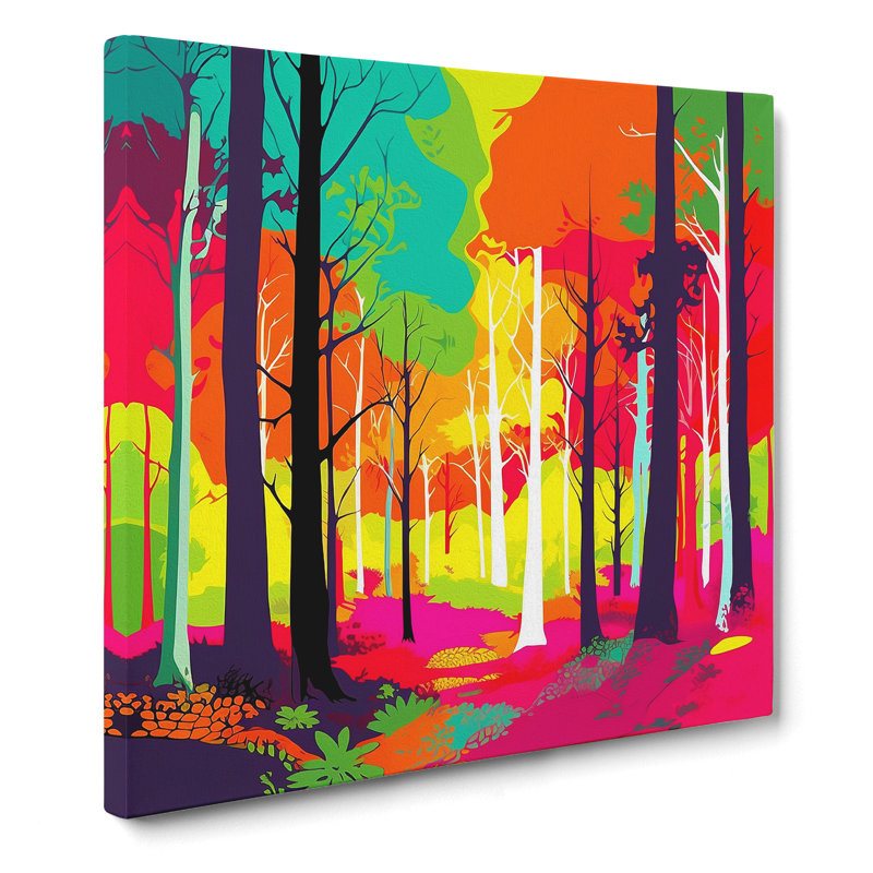 Forest Pop No.1 - Wrapped Canvas