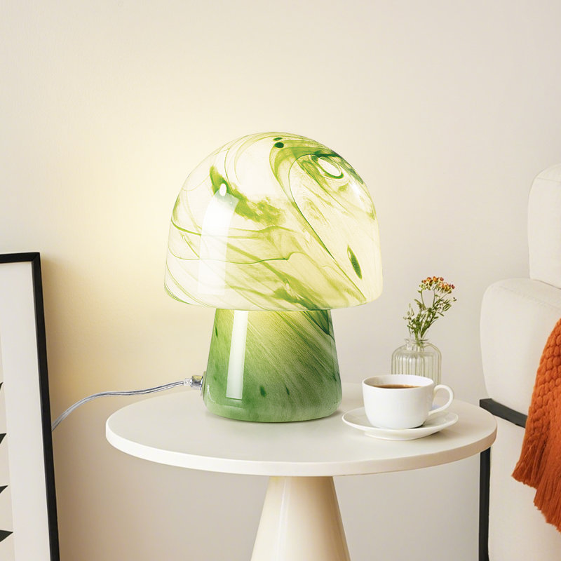 10.04" Novelty Mushroom Table Lamp with LED Bulb – Ideal for Kids’ Rooms