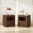 3-Pieces Bedroom Sets, Upholstered Bed Frame And Two Nightstands (Set Of 3)-1674100216-1674100223