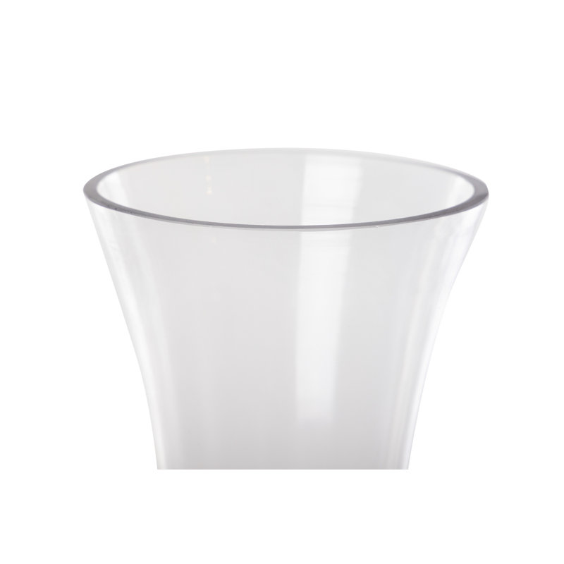 Coosada Glass Table Vase 1, 50cm H x 13.5cm W x 11.5cm D, Clear